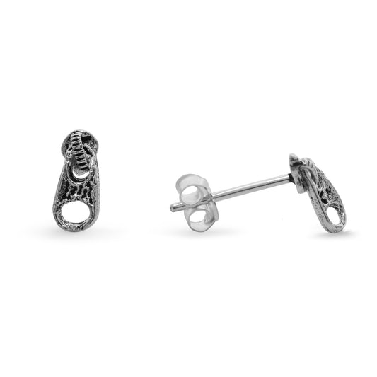 Aros de Plata 925 Diseño Cierre