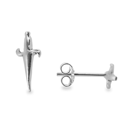 Aros de Plata 925 Diseño Dagas