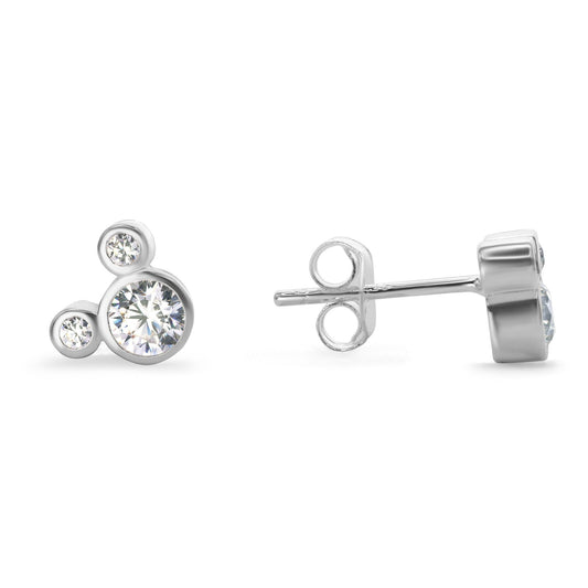 Aros de Plata 925 Diseño Mickey Mouse de Circones