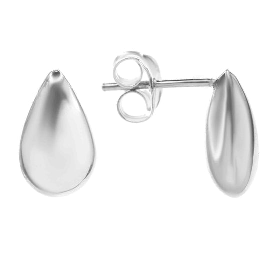 Aros de Plata - Ovalado Liso