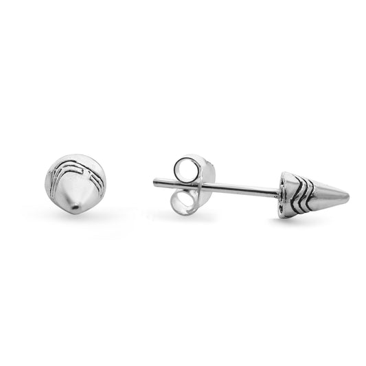 Aros de Plata 925 Diseño Púas con Diseño