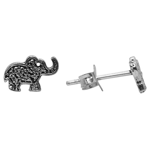 Aros de Plata Elefantes pequeños