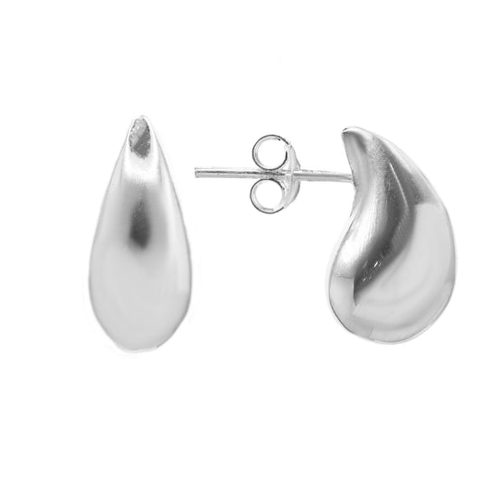 Aros de Plata - Gota Lisa