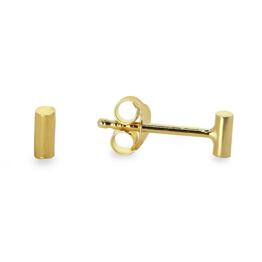 Aros de Plata - Mini Varita con Baño de Oro
