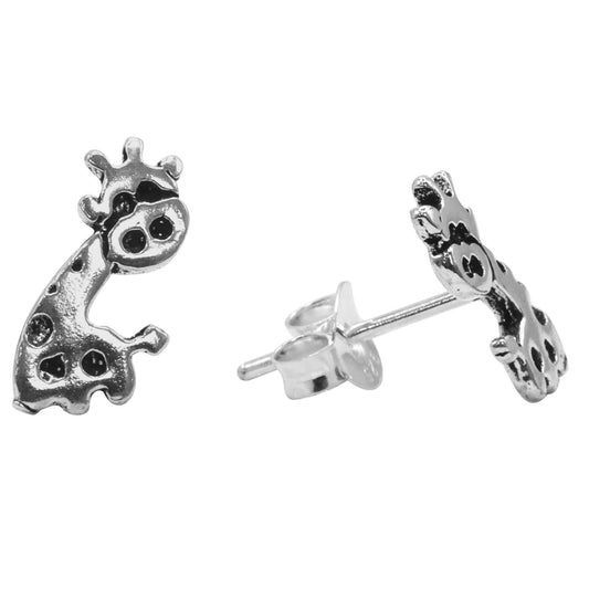Aros de Plata Jirafas
