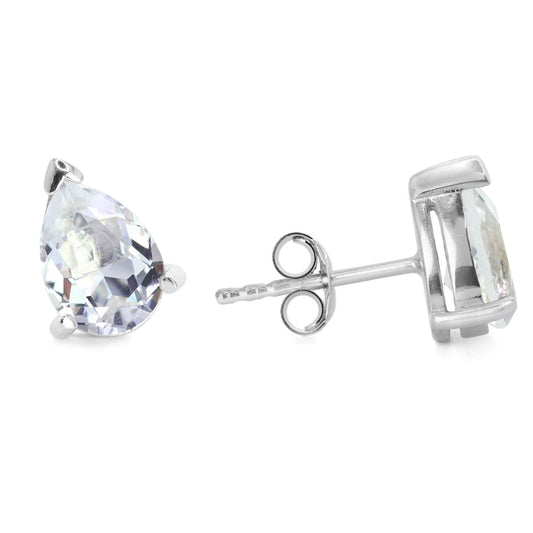 Aros de Plata 925 Lagrimas Cristal Swarovski Elements