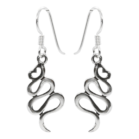 Aros de Plata 925 Liso Serpiente