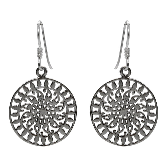 Aros de Plata 925 Mandala