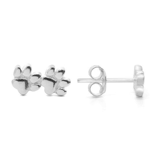 Aros de Plata Pequeñas Huellas