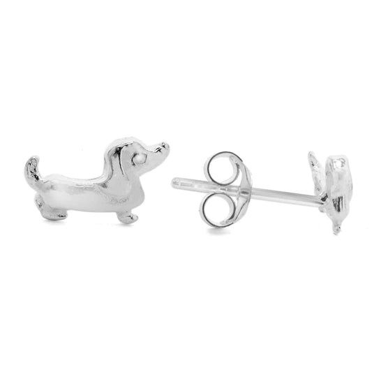 Aros de Plata Perritos Salchichas