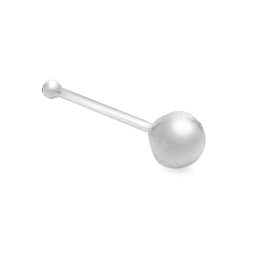 Aros de Plata Piercing Esfera (Nariz)