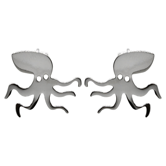Aros de Plata Pulpo