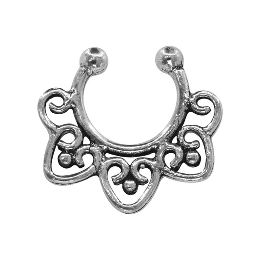 Aros de Plata Septum - Linea Corazón
