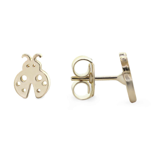 Aros Enchapados en Oro Diseño Chinita