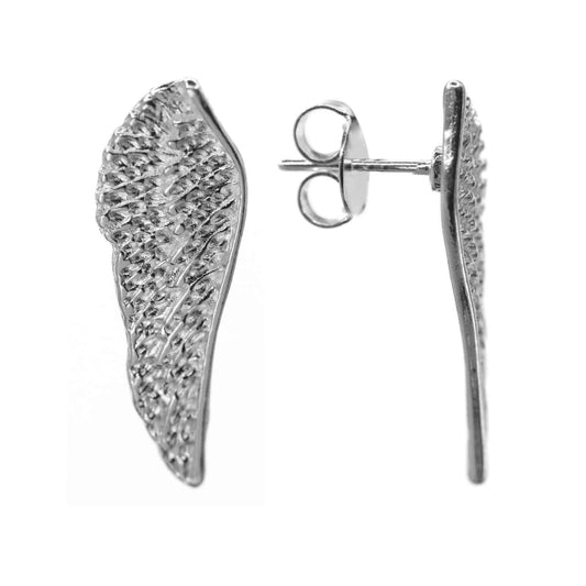 Aros Enchapados en Plata Modelo Alas