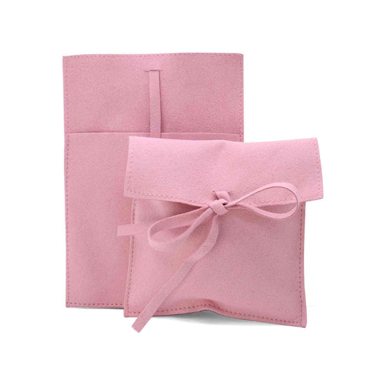 Bolsa de Gamuza Color Rosa