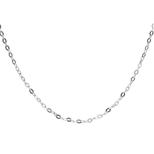 Cadena de Plata Eslabón Ovalado 40 cm