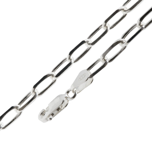 Cadena de Plata Eslabones 50 cm