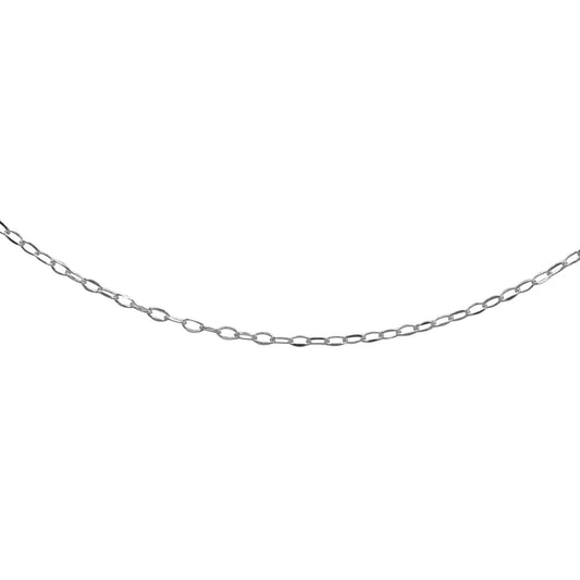 Cadena de Plata Eslabones 60 cm