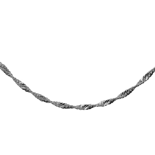 Cadena de Plata - Singapur 60 cm