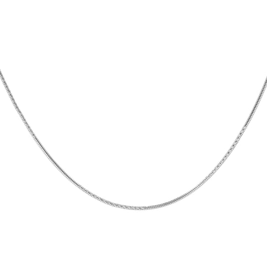 Cadena de Plata - Topo Tallada 50 cm