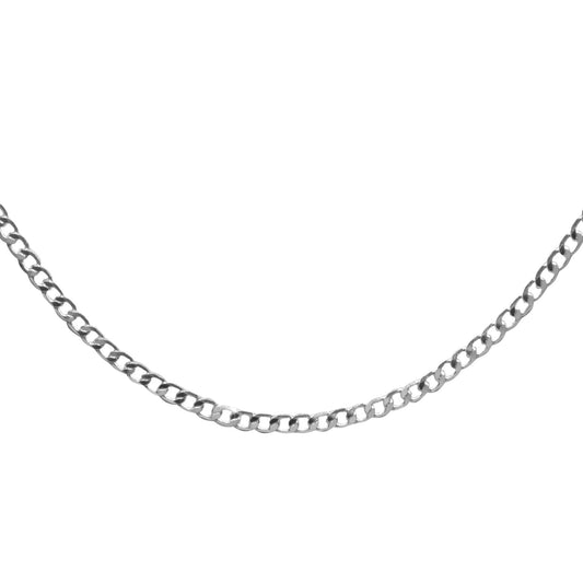 Cadena Enchapada en Plata Grumet 39 cm