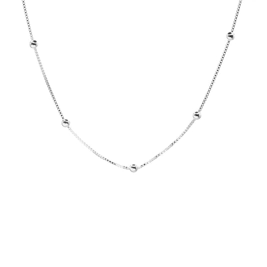 Cadena Veneciana Con Esferas 45 cm