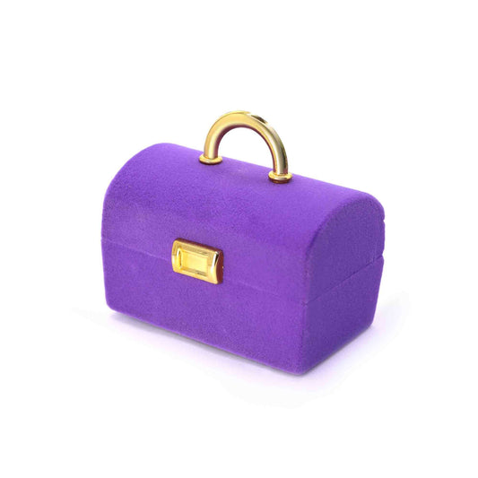 Caja Anillo - Cofre Morado