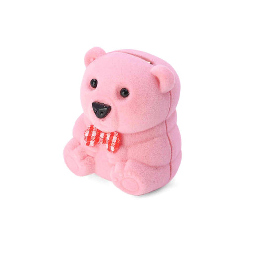 Caja Anillo - Oso Rosa