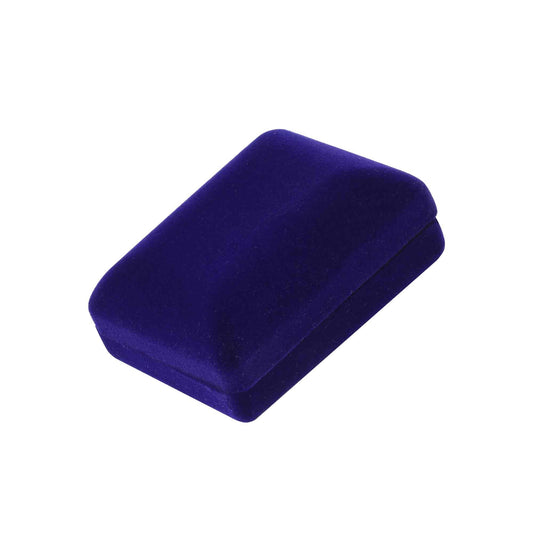 Caja Conjunto de Terciopelo Azul Marino