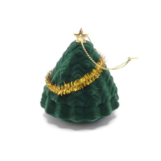 Caja de Anillo Árbol de Navidad