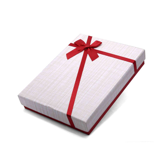 Caja de Conjunto Grande listón Rojo