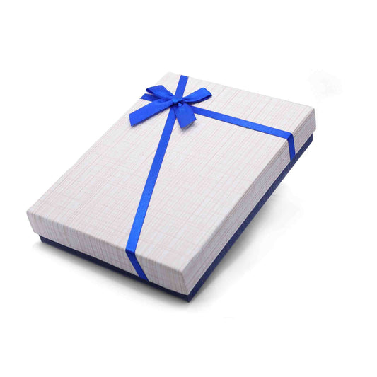 Caja de Conjunto Grande Listón Azul