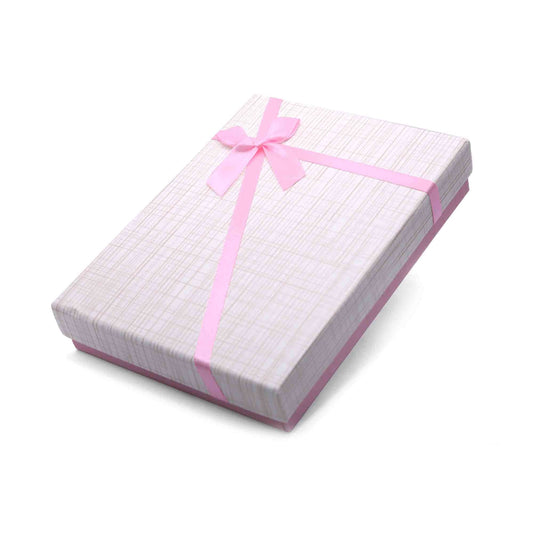 Caja de Conjunto Grande Listón Rosa