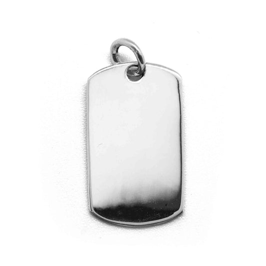 Colgante de placa de plata 925