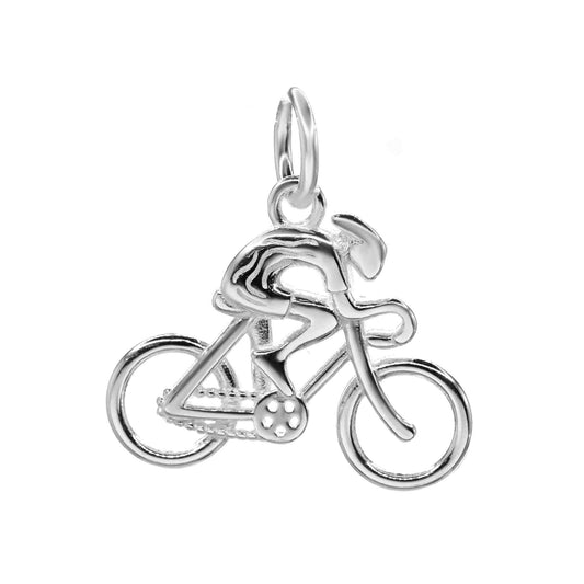 Colgante de Plata Ciclista