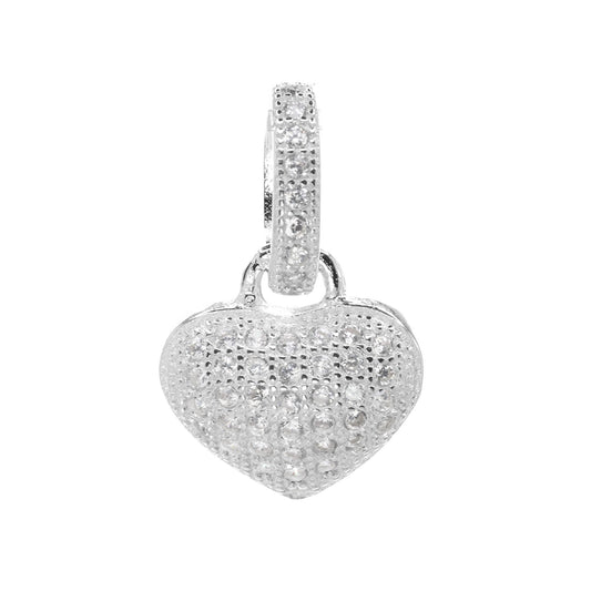 Colgante de Plata Corazón y Valier de Circones