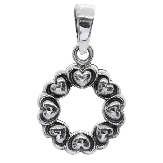 Colgante de Plata Corazones