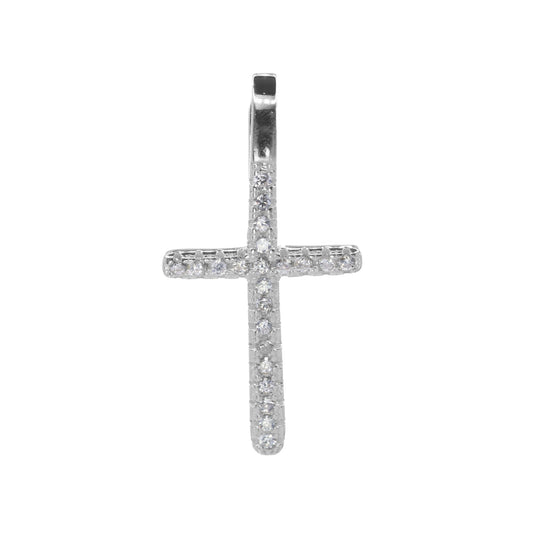 Colgante de Plata Cruz con Circones