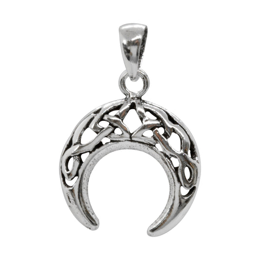 Colgante de Plata de Luna Celta
