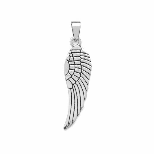 Colgante de plata de Pluma