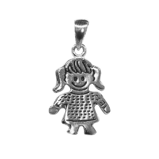 Colgante de Plata Dibujo Niña