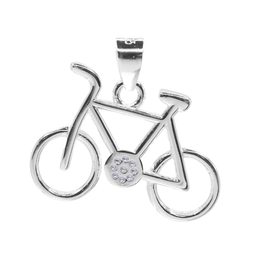 Colgante de Plata - Bicicleta