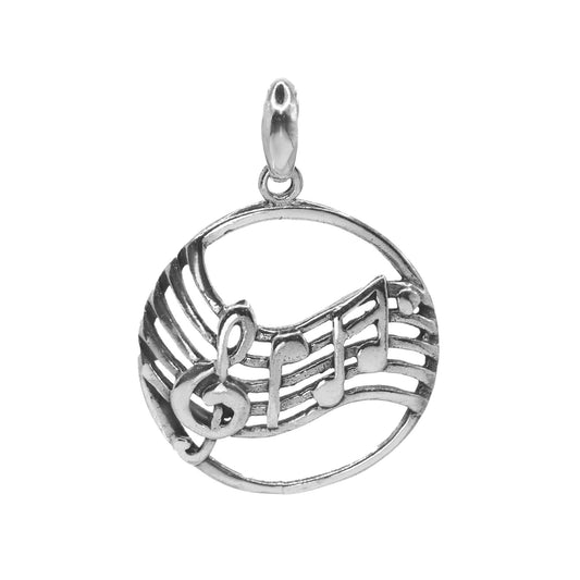 Colgante de Plata - Nota Musical