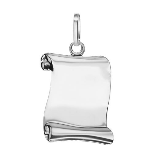 Colgante de Plata - Pergamino Liso