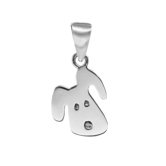 Colgante de Plata - Rostro de Perro