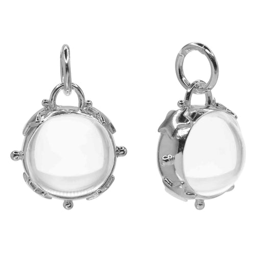 Colgante de Plata Esfera de Cuarzo