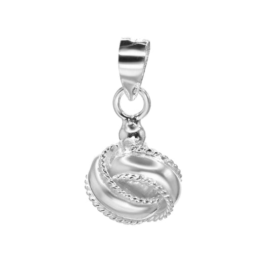 Colgante de Plata Esfera - Enrollado