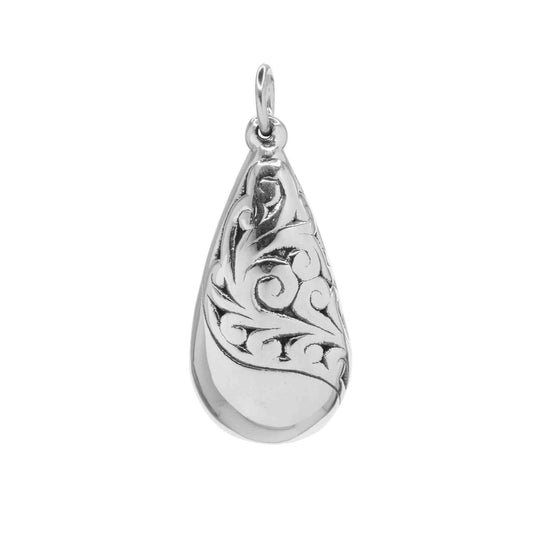 Colgante de Plata - Gota con - Electroform