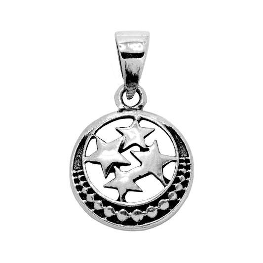 Colgante de Plata Estrellas